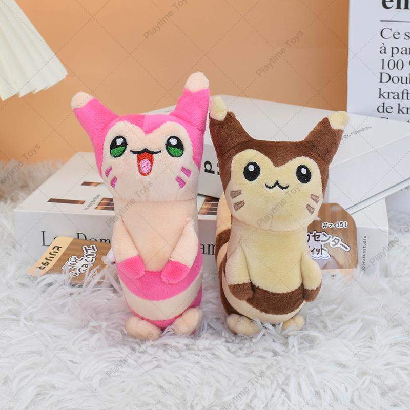 Pokemon Furret Plush Toy Scorbunny Phanpy Litwick Shinx Zygarde Core Stuffed Doll Small Size kawaii