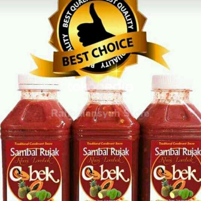 TERMURAH Sambal Rujak COBEK - sambal Terasi - khas lombok NTB READY STOCK