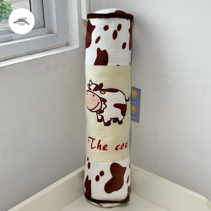 Guling Boneka Karakter Hewan Lucu Pilihan Motif Sapi