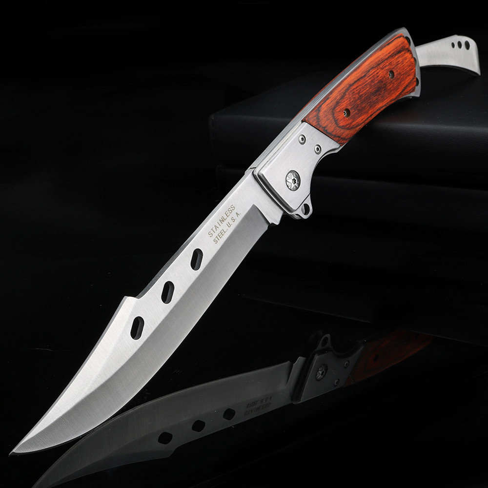 Folding Knife Tactical Slim High Heel Survival Knife Folding Knife Outdoor Camping Pocket Knife