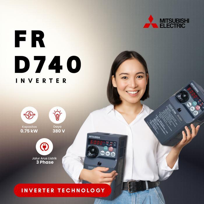 MITSUBISHI FR-D740-0.75K 0.75 KW FR D 740 0,75 KW D740 INVERTER