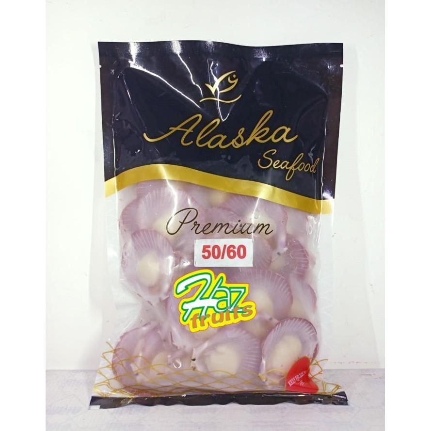 Promo Kerang Srimping Bersih Ukuran 50/60 - 500 Gram I Half Shell Scallop Terlaris
