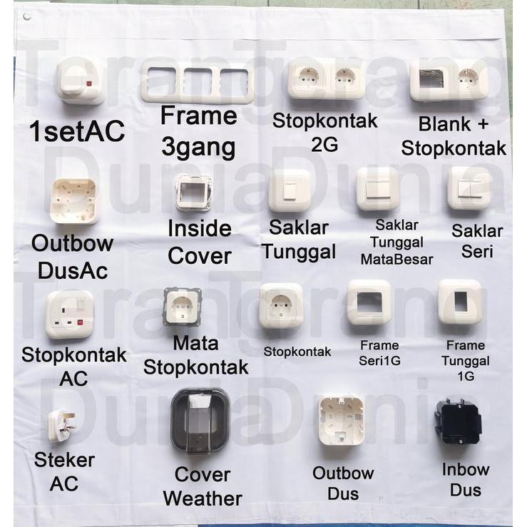 Premium Saklar Panasonic Stopkontak Panasonic Frame Panasonic Mata Saklar Original