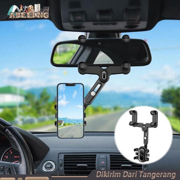 Holder Hp Mobil Di Spion Tengah Holder Hp Di Mobil Kuat Fleksibel Jepit Kaca Penjepit Hp Di Mobil
