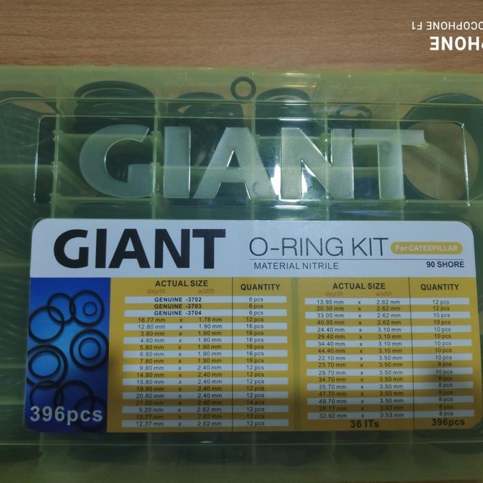 Oring Kit Box Caterpillar Nbr Giant