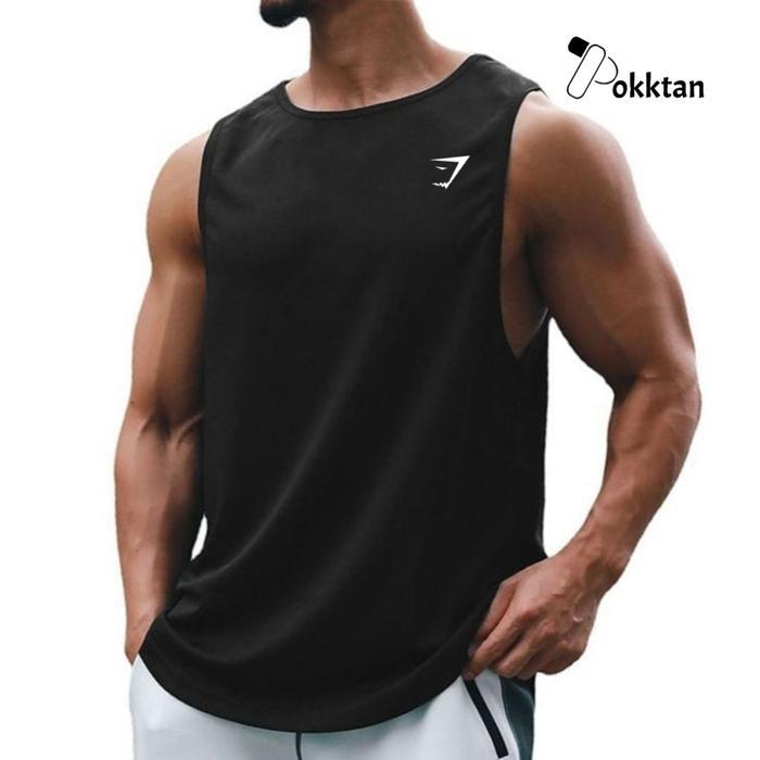 SIAPKIRIM Kaos OlahSinglet Gymshark / Kaos OlahGym Singlet Pria READY STOCK
