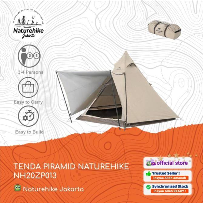 TENDA CAMPING / GLAMPING INDIAN PIRAMID NATUREHIKE NH20ZP013 - WITH SNOW SKIRTS