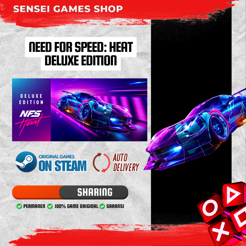 PREMIUM [BONUS GAME RANDOM] NEED FOR SPEED: HEAT DELUXE EDITION / AUTO DELIVERY / STEAM / GAME PC / 
