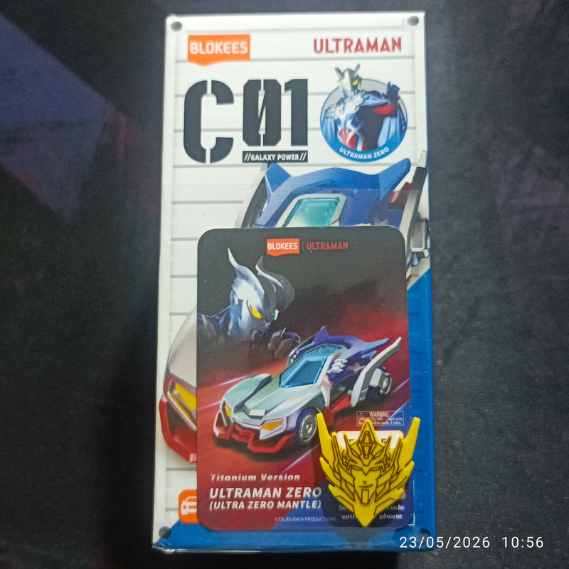 Figure Wheels C01 Ultraman Zero Super Secret (Titanium Version)