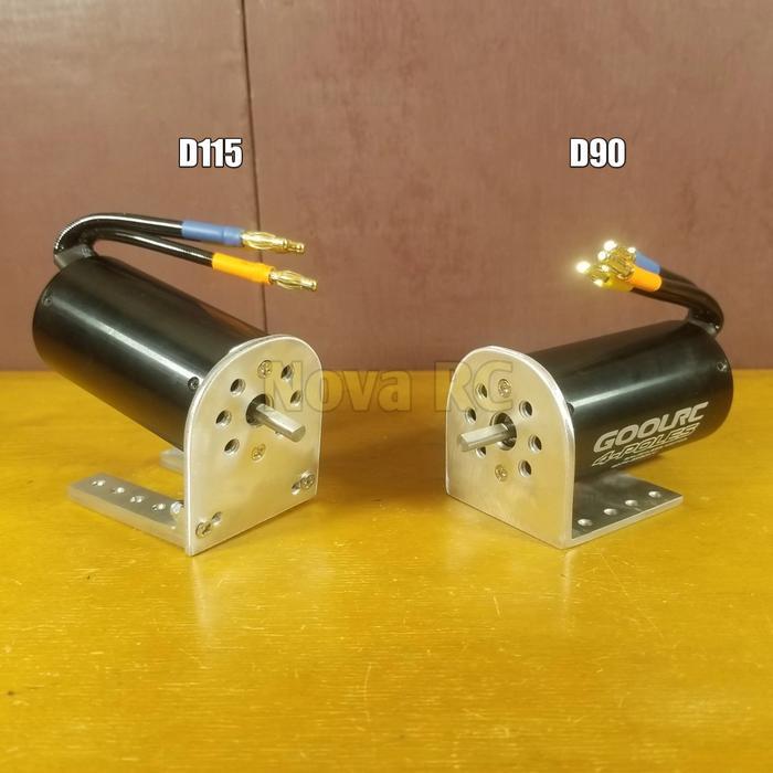 Mount bracket brushless motor 50/56mm aluminium frame 90/115 degree