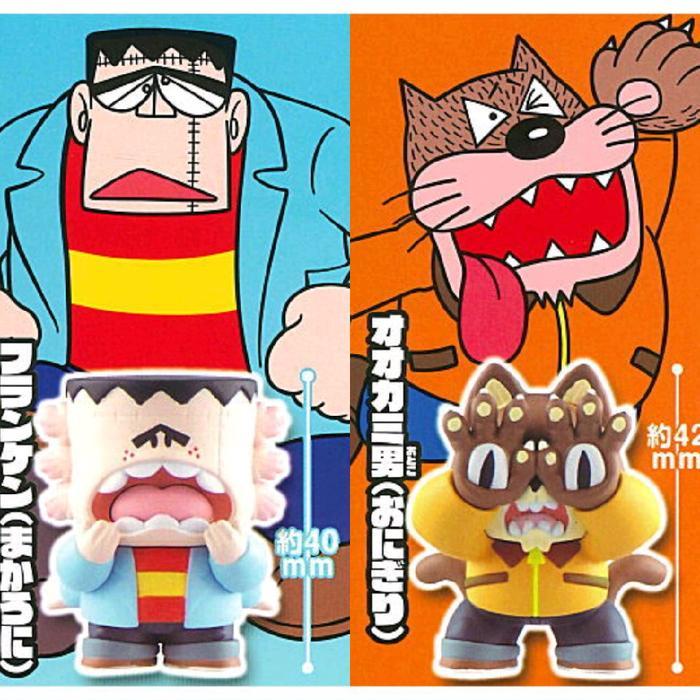 HOT SALE KAIBUTSU X GRAPE BRAIN FIGURE COLLECTION GASHAPON - ONIGIRI & MAKARONI (WOLF MAN &