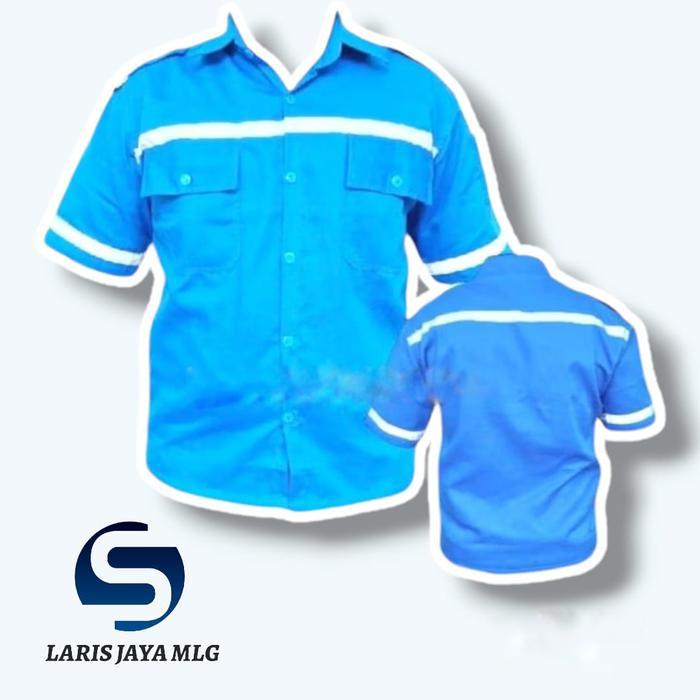 Kemeja Wearpack Safety Atasan Lengan Pendek