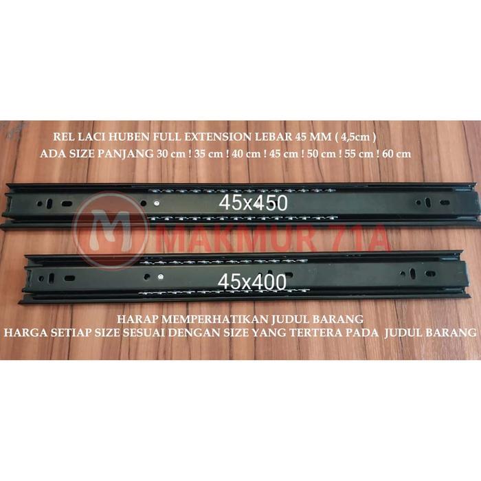 Rel Laci Huben Full Extension 45 MM - 60 CM / Rel Laci Double Track