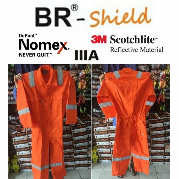 Coverall Tahan Api Pekerja Industri Baju Safety Wearpack Anti Api Ukuran M