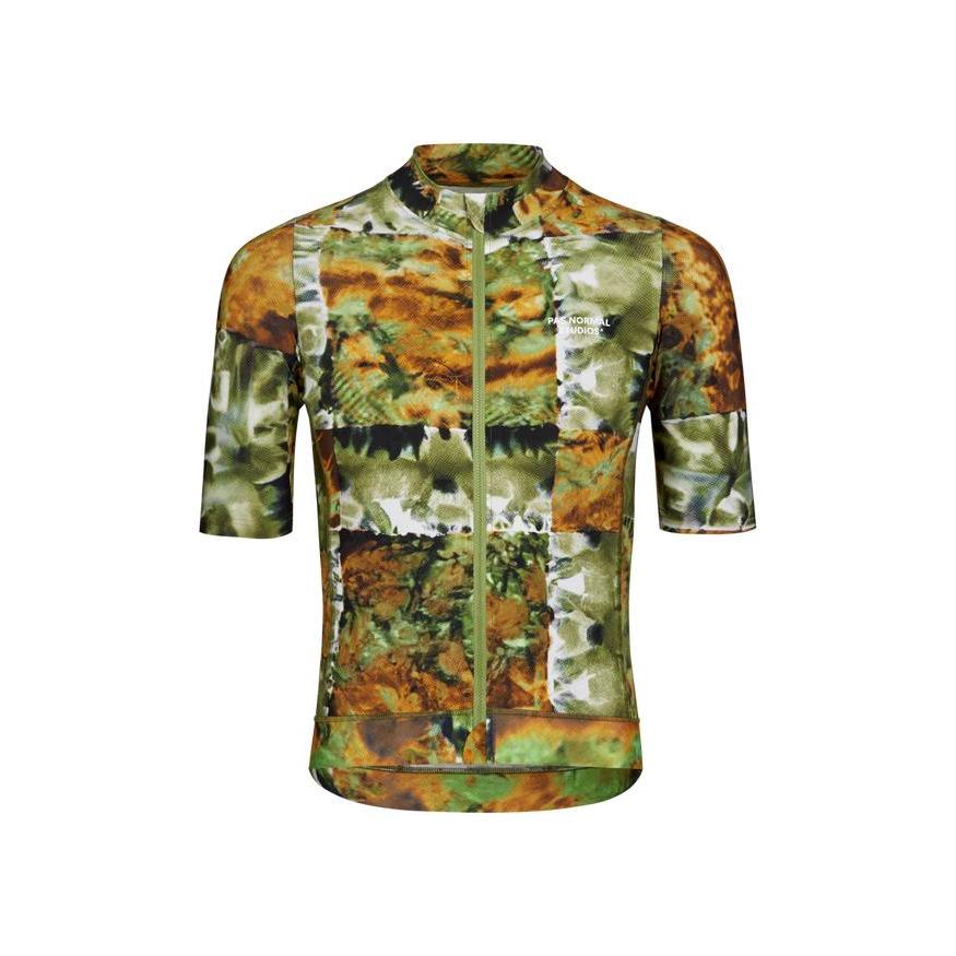 JERSEY SEPEDA PRIA PNS PAS NORMAL STUDIOS Essential Jersey SS25 KALEIDOSCOPE GREEN