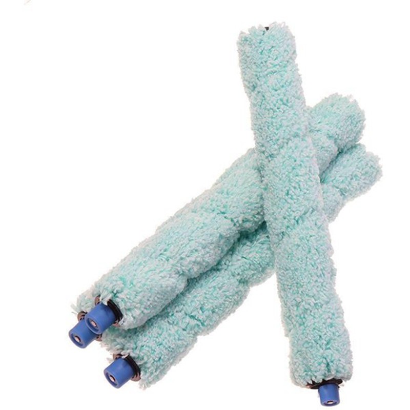 NEW-6Pcs Floor Washing Robotic Cleaner Main Brush & Scraper Replacement For Ilife W400 Floor Washing