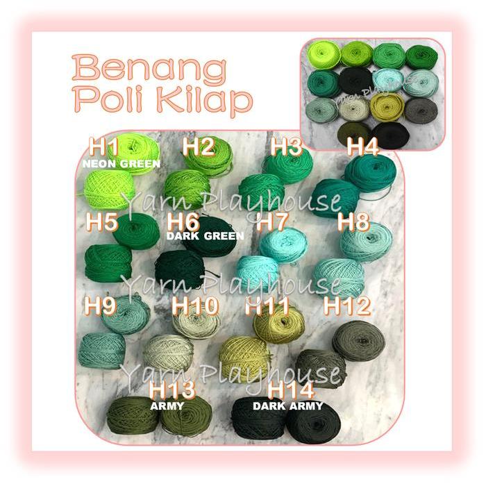 Benang rajut poli kilap poly kilap polyester benang polyindo poly indo