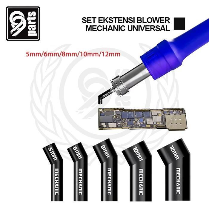 Ekstensi Blower Bengkok Universal / Set Ekstensi Mata Blower Bengkok Mechanic Universal / Sambungan