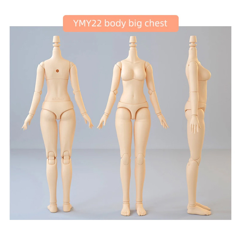 YMY Body YMY22 24 Ball Joint Body for Ob22, Ob24, GSC, Blyth, ICY, 1/6bjd Doll Head Figure