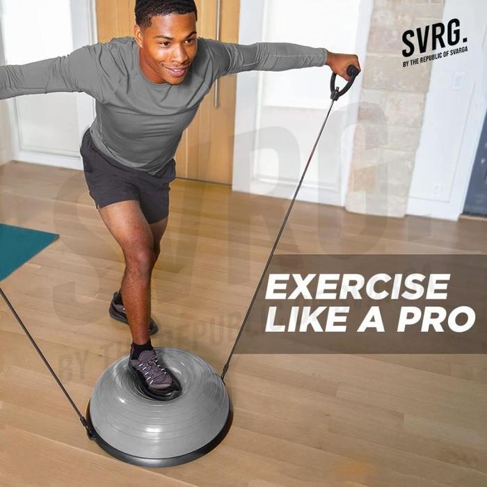 Svrg Balance Board - Wobble Board - Papan Latihan Keseimbangan - Gym
