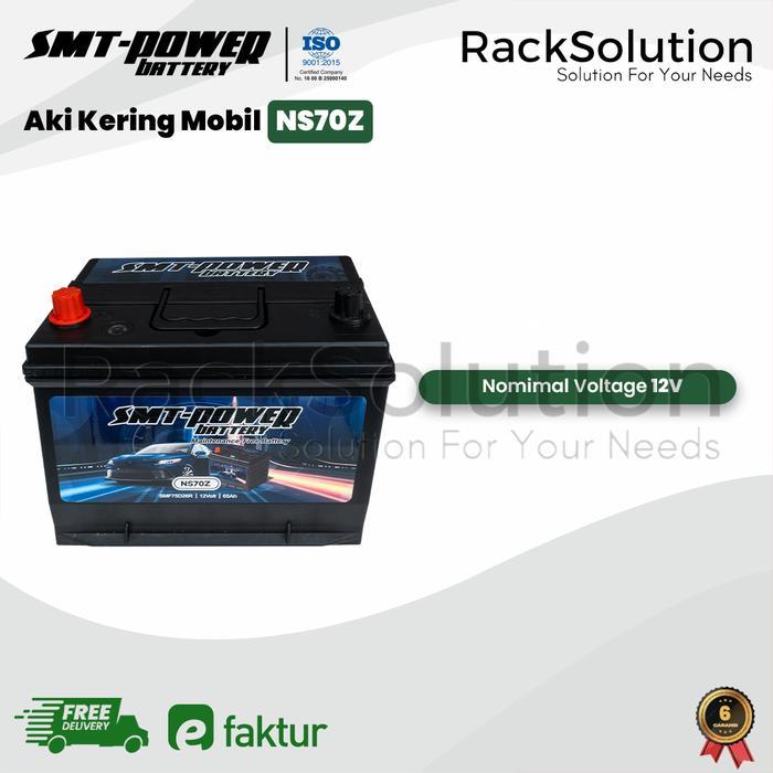 SMT Power NS70Z Battery Aki Mobil 12 Volt 65AH Baterai Kering Mobil Maintenance Free Battery
