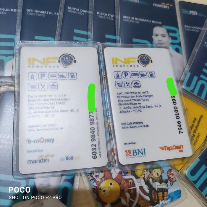 "New" Idcard ID Card Emoney Kemenhub Kementerian Perhubungan