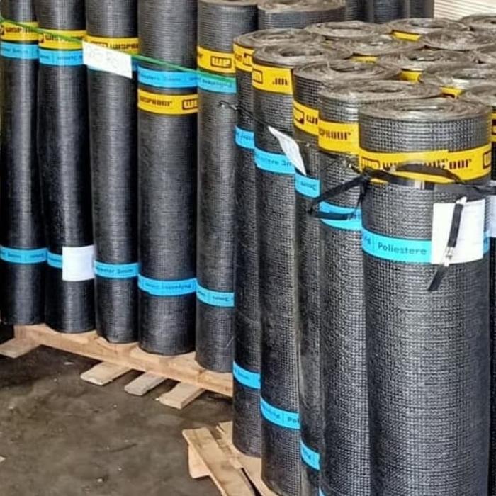Waterprofing Membran Bakar 3Mm Sand Italy1 Roll:1Mx10M  Terbaru 