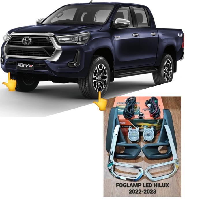 Foglamp Fog Lamp Hilux Rocco 2020 2021 2022 2023 On Hilux Vigo Lampu Kabut Bumper Car