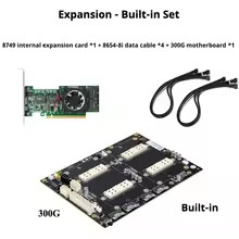 V100 SXM2 Graphics Card Adapter, PLX8749 NVLINK Lite Dual Card Board for AI Computing