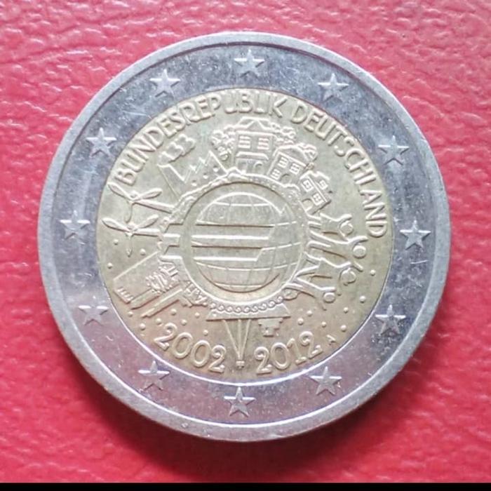 Koin Peringatan 2 Euro Jerman Emisi Tahun 2002 Seri Negara Bagian