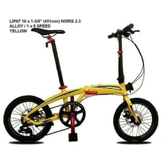 Sepeda Lipat Folding Bike 16 Pacific Noris 2.3