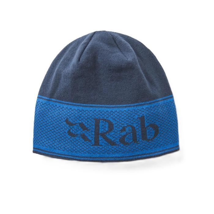 Topi Kupluk Rab Logo Band Beanie - Tempest Blue Maya Blue