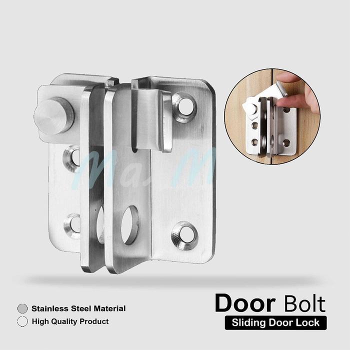 [ Bisa Cod ] Cantolan Grendel Pintu Slot Gembok Kunci Pintu Aman Grendel Overpal Jendela Barrel Bolt