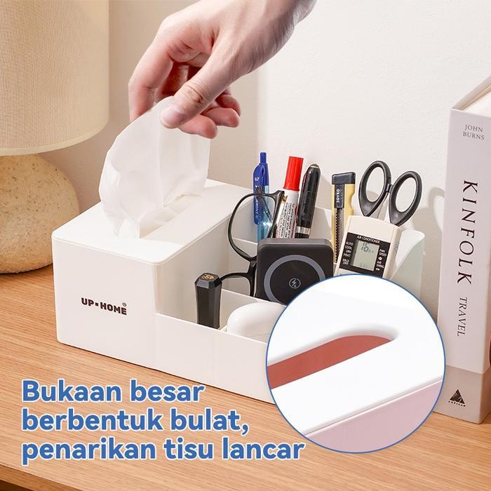 (BISA COD) Tempat Tisu Penyimpanan Aksesoris / Alat Tulis Rak Laci Aesthetic Multifungsi / Rak