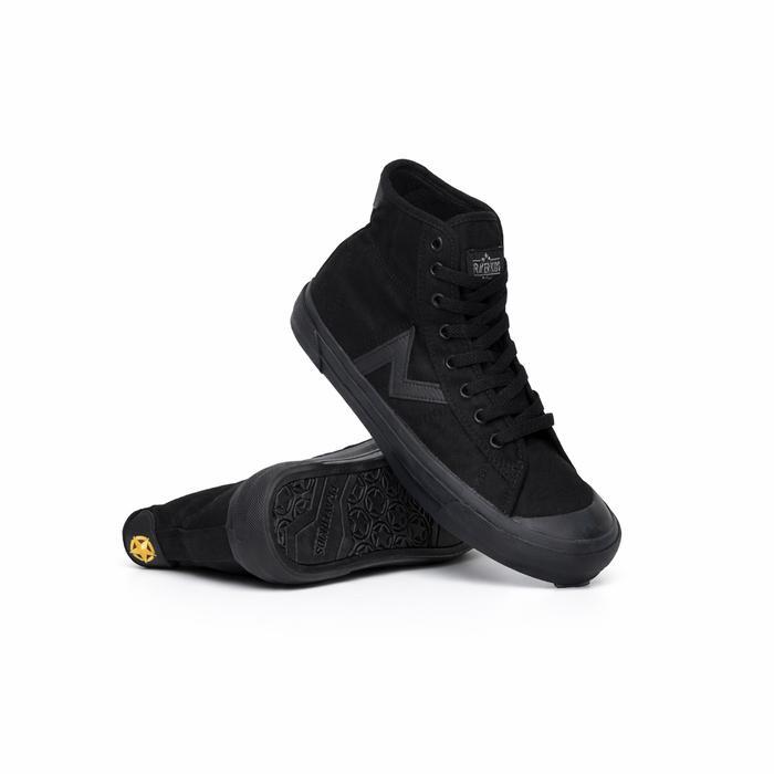 Prayer Kids Kecot 02 High ALL Black Sepatu Sneakers Keren Pria Wanita 100% Original Fashion