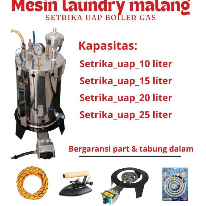 Setrika uap boiler 15Liter