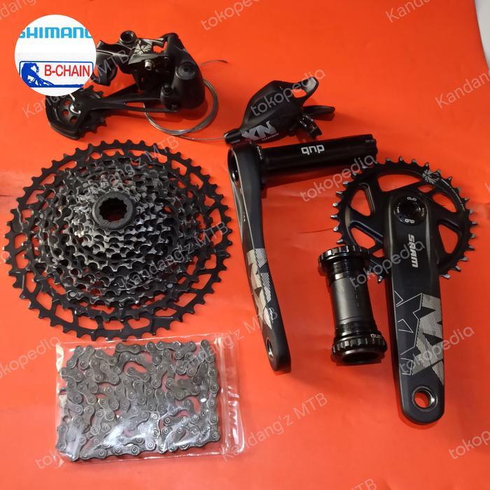 ASLI Paket Grupset Mini Groupset Sram NX Eagle 12 Speed 50T READY STOCK