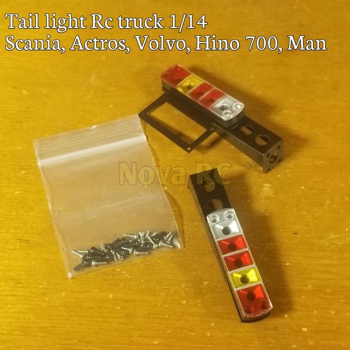 Lampu Belakang untuk Scania, Actros, Volvo, Hino 700 rc truck 1/14