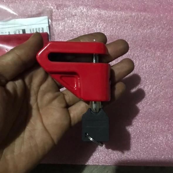 "New" Kunci Gembok Motor Honda Original Kunci Gembok Disk Cakram Honda Anti Maling