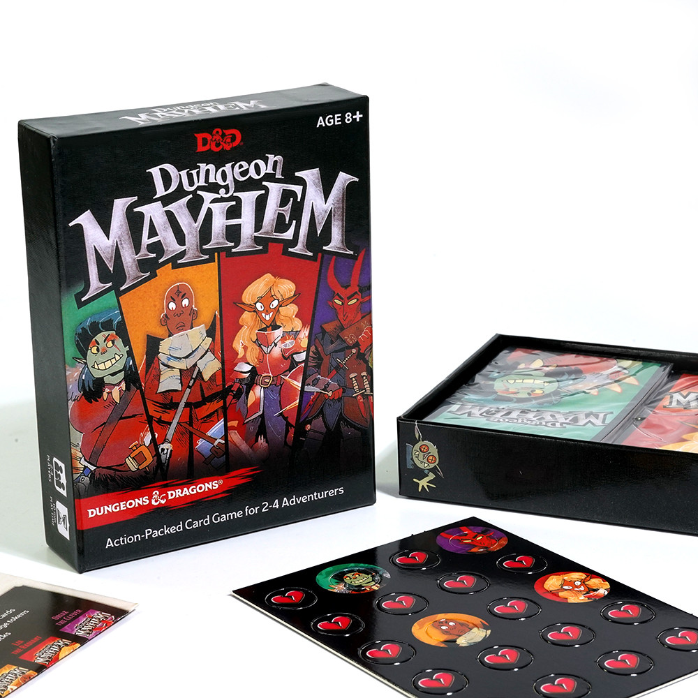 Dungeon Mayhem Dungeons Dragons Card Game 120 Cards Board Game Monster Madness Party Game for