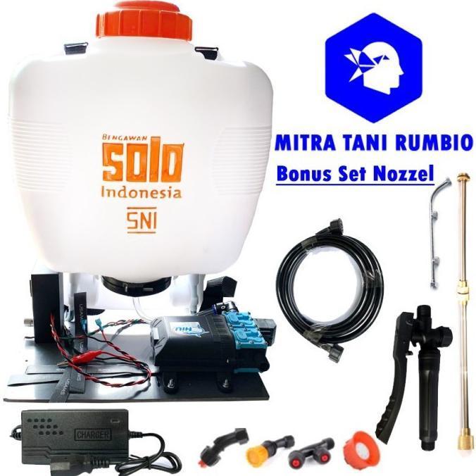 Alat Pertanian Dan Perkebunan Sprayer Elektrik Lengkap - Turbo Solo [Terlaris] [Terbaru]