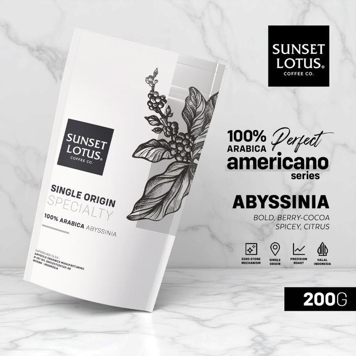 Best Seller Sunset Lotus Perfect Americano Series - Specialty Arabika Abyssinia Premium