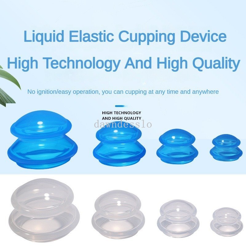 Silicone Cupping Set Suction cups Vacuum Suction Jars Therapy Slimming Body Face Massage Cupping