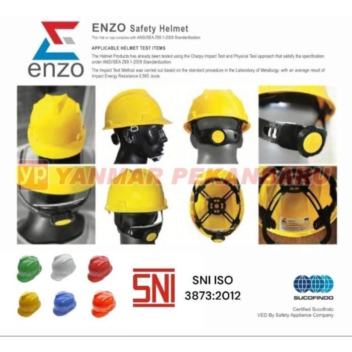 ENZO Safety Helmet / TOPI PROYEK / Helm Proyek model PUTAR FASTTRACK