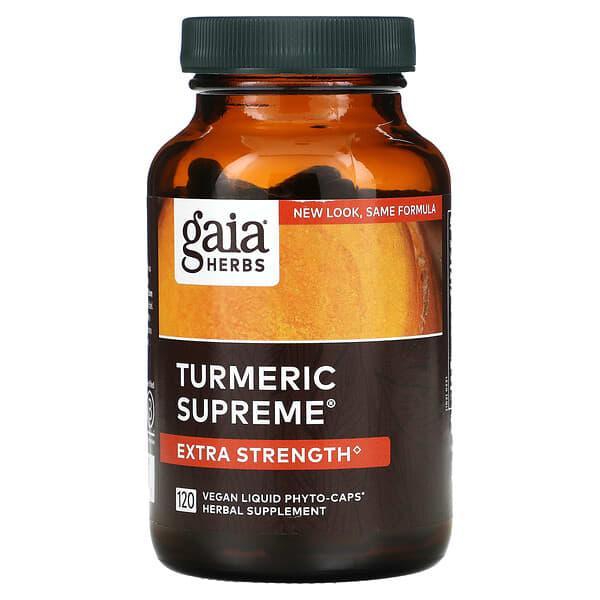 Gaia Herbs Turmeric Supreme Extra Strength 120 Veg Phyto Caps