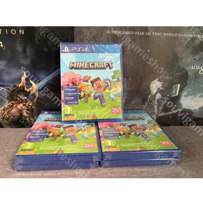 Promo Promo  Ps4 Minecraft Starter Pack Cd Game Bd Ps 4 Eng Terlaris