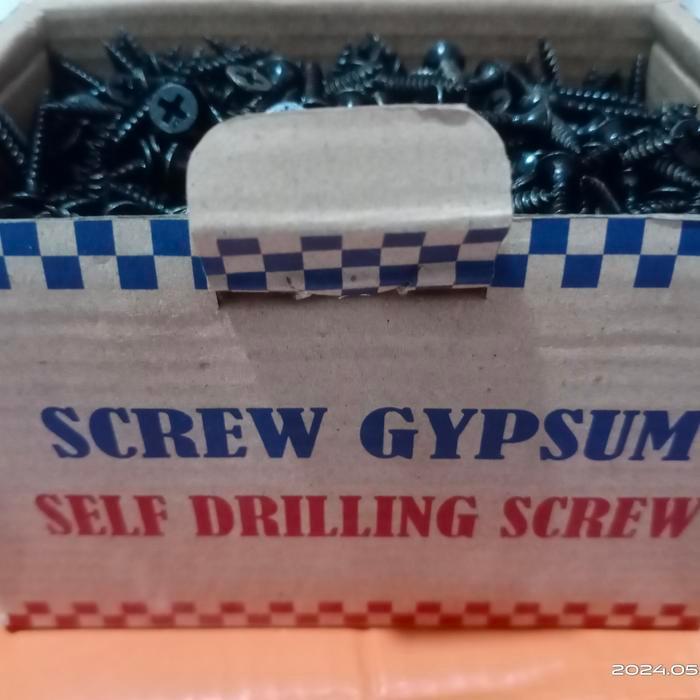 sekrup gypsum 6x 1"