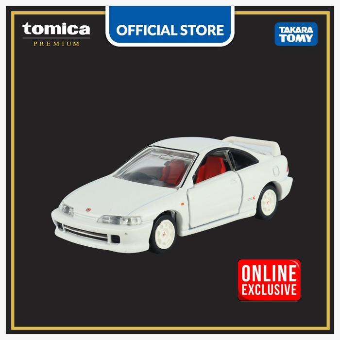 Mobil Diecast Skala Model Honda Integra Type R DC2 Warna Putih Edisi Ulang Tahun ke-10
