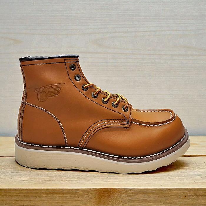 Boots Model Moctoe Sepatu Boot Kulit Sapi Model Moctoe Warna Kuning Tan Ukuran 41 Moctoe 8875 Yellow