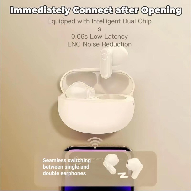 TWS Bluetooth wireless headset KY5 avoids improving the quality of headphones, games, music,